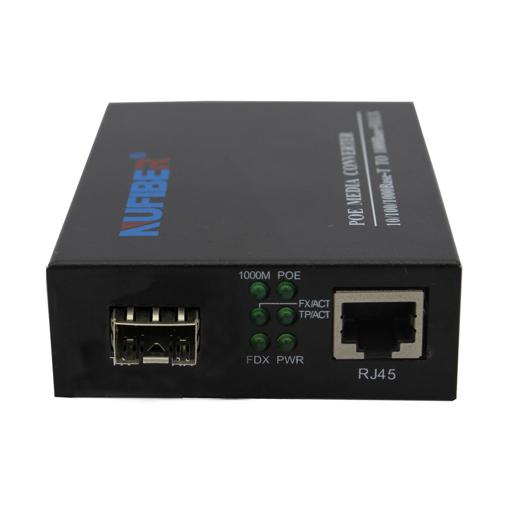 1.25G SFP UTP Port POE Media Converter 25W 48V Fiber Optic CCTV IP Camera Equipment RJ45 to Fiber Optic Converter - Image 2