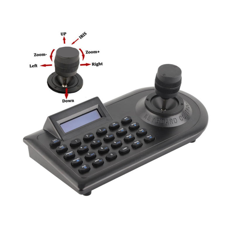 3D RS485 Keyboard Joystick Controller for Analog PTZ Camera Support Pelco Protocol Ptz Control Board - Image 3